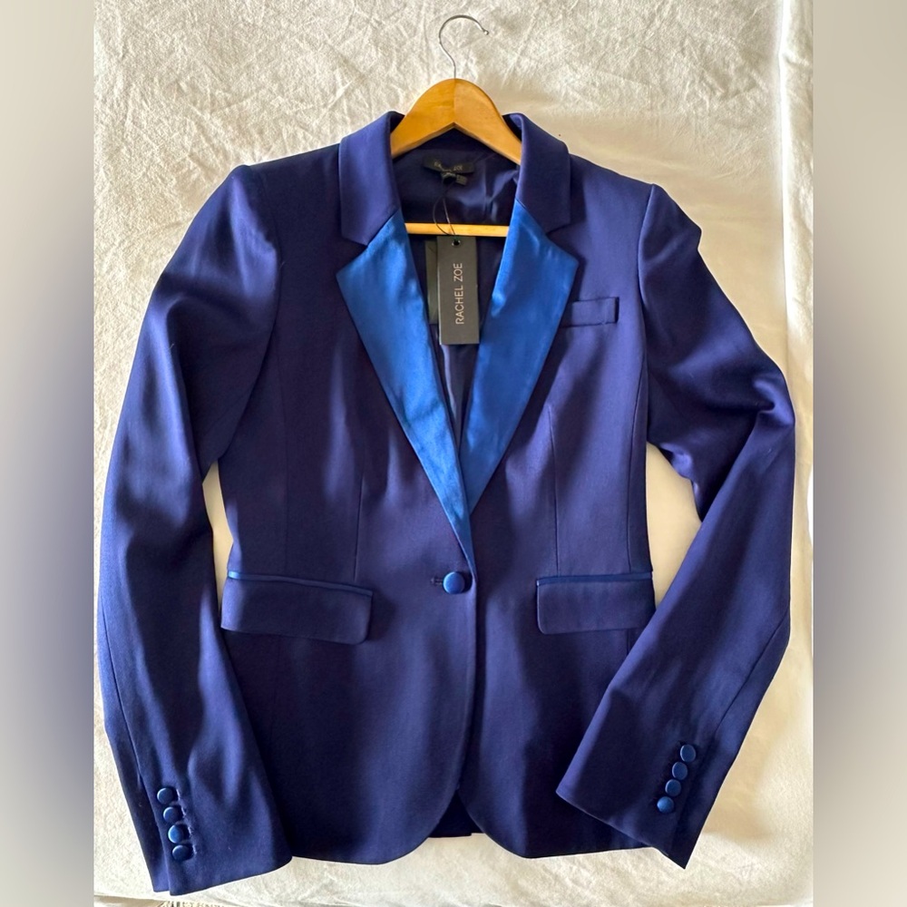 NWT - Rachel Zoe Tuxedo Jacket size 10 - Picture 3 of 6